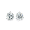 RhythmRocks 14k Gold Lab Grown Round Diamond Stud Earrings 1.00 ct. tw. 3-Prong Martini Push-Back (E-F VS)