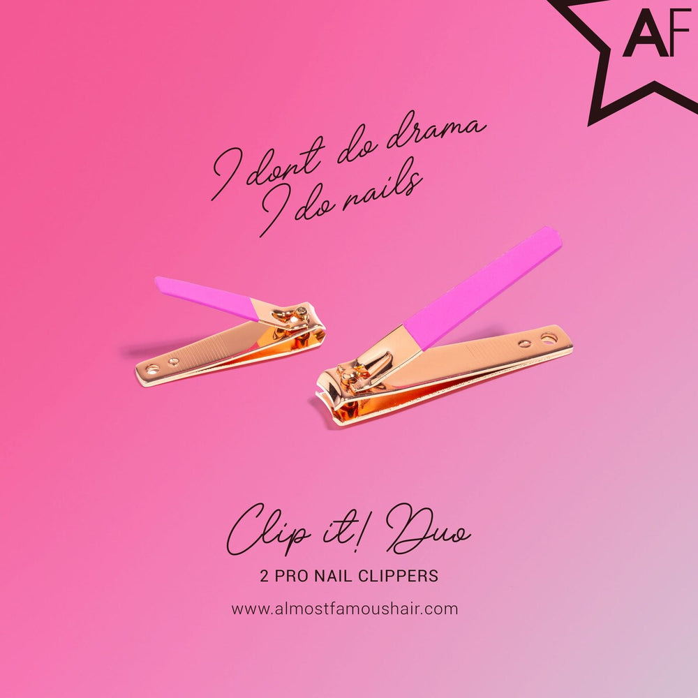 Rose Gold 2-Piece Nail Clipper Set