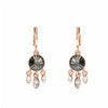 Rose Goldtone Silvernight Marquis Swarovski Crystal Drop Earrings