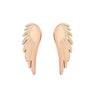 Rose Goldtone Wing Stud Earrings