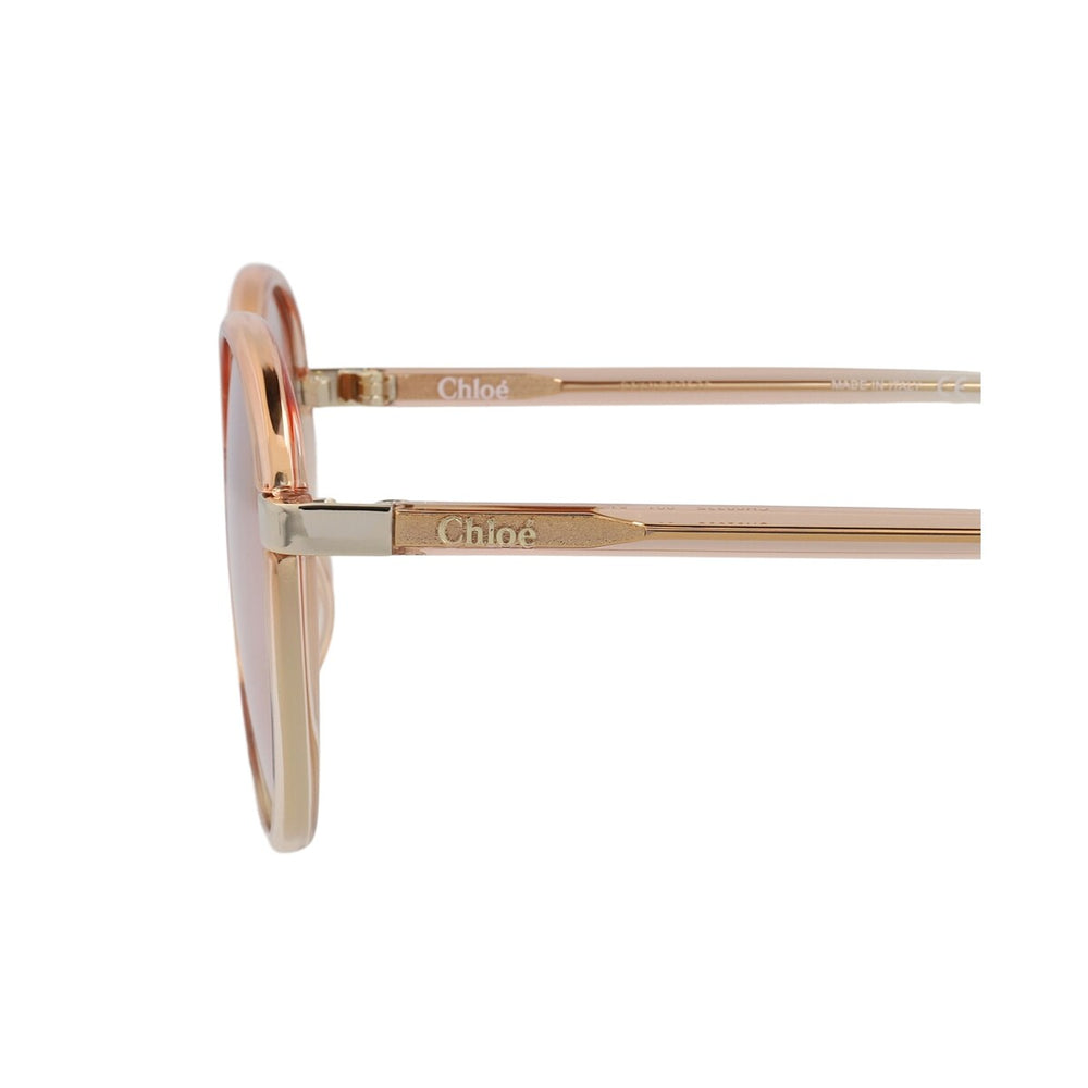 Chloé Round-Frame Injection Sunglasses - One Size