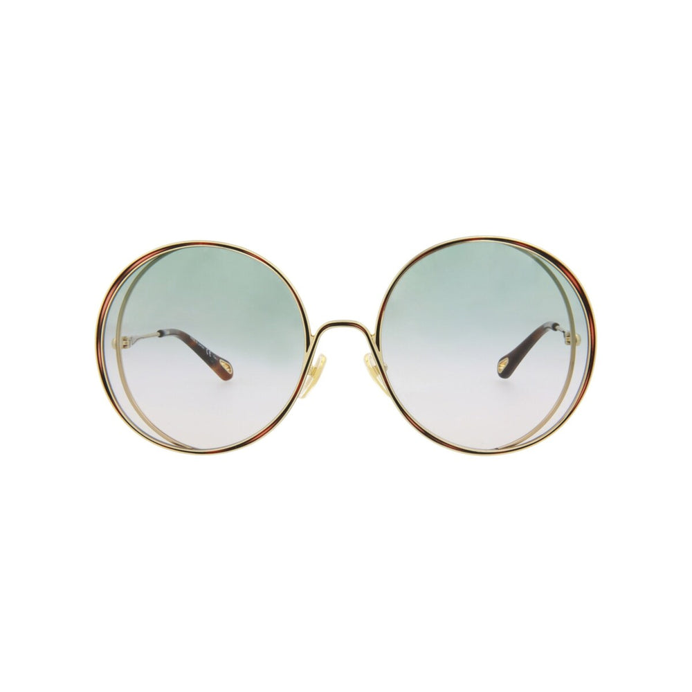 Round-Frame Metal Sunglasses - One Size