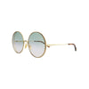 Round-Frame Metal Sunglasses - One Size