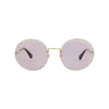 Gucci Round-Frame Metal Sunglasses - One Size