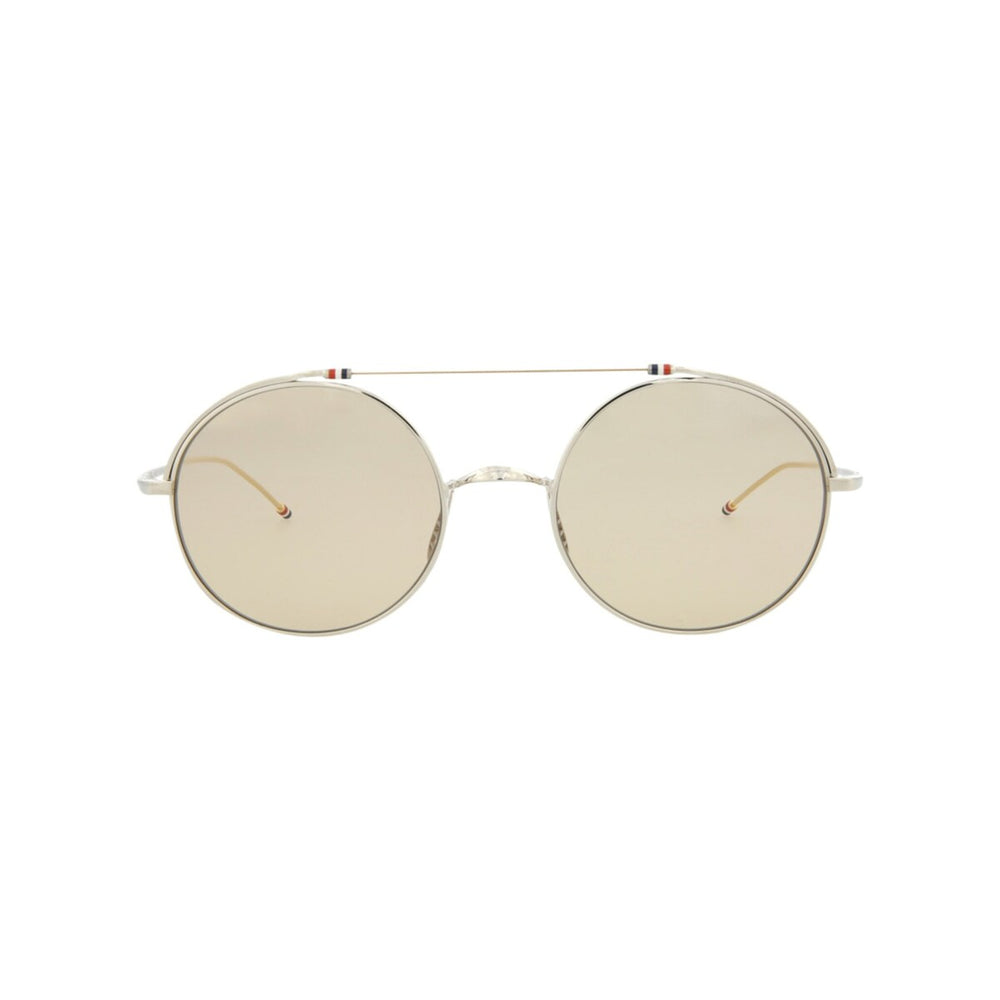 Thom Browne Round-Frame Metal Sunglasses - One Size