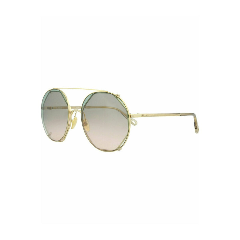 Round-Frame Metal Sunglasses - One Size