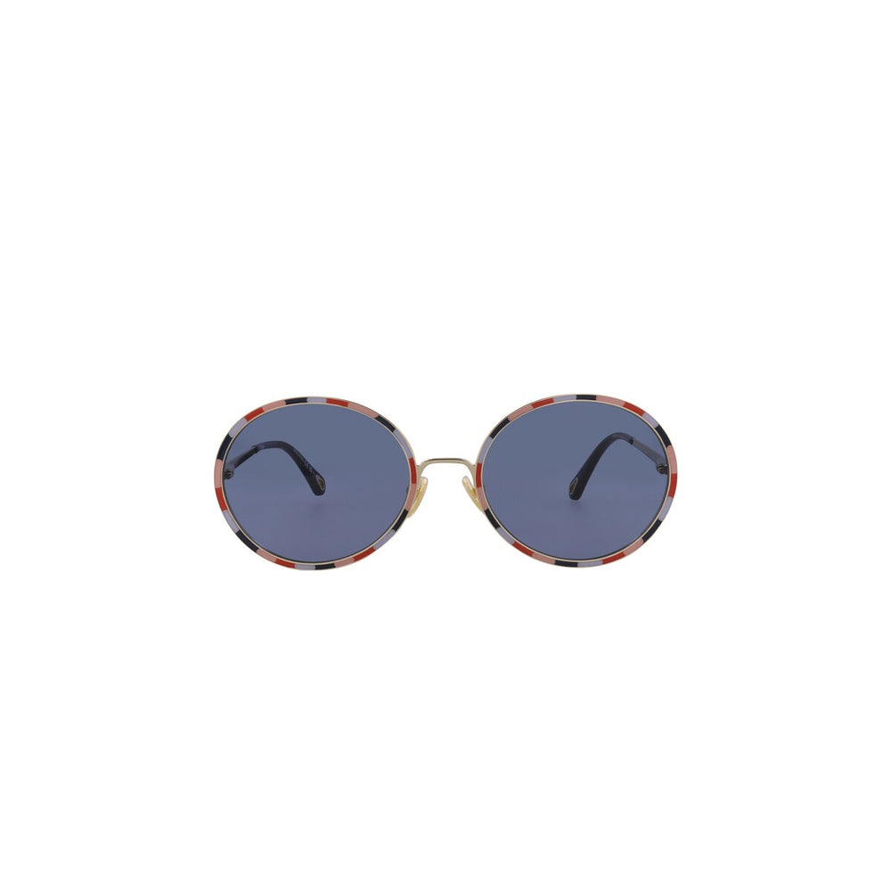 Chloé Round-Frame Metal Sunglasses - One Size