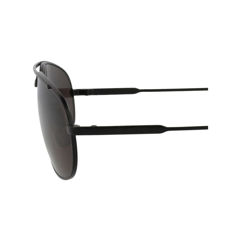 Saint Laurent Round-Frame Metal Sunglasses - Black - One Size