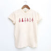 Row Of Christmas Trees Garment Dyed Tee