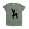 Rudolph Reindeer Garment Dyed Tee