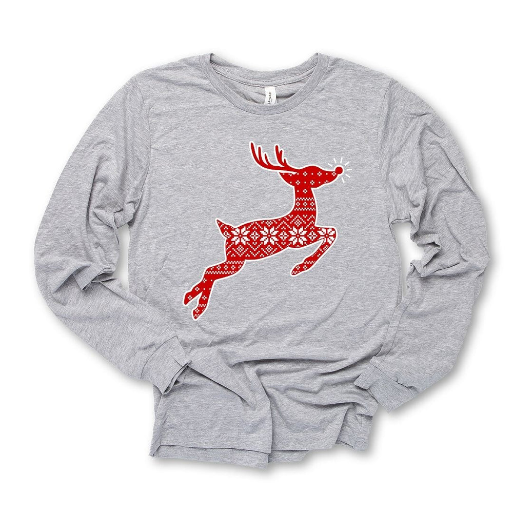 Rudolph Sweater Long Sleeve Tee