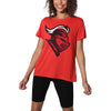 Rutgers University Distressed Primary Logo Loose Women