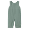 Sage Green Mallard Smocked Overalls