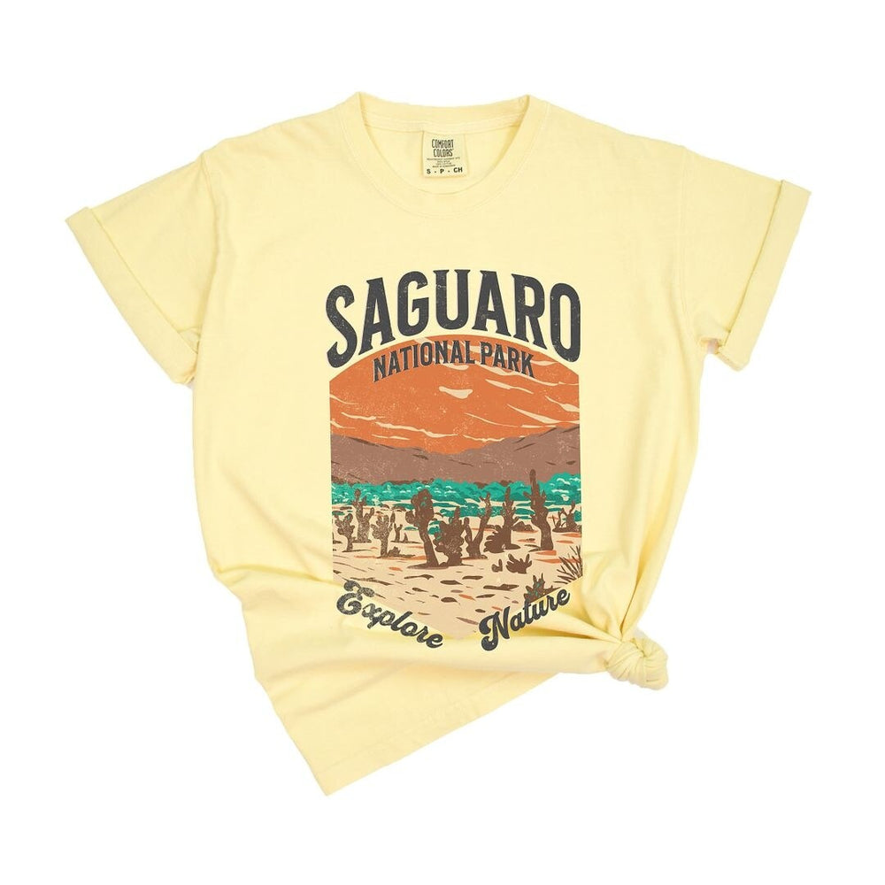 Saguaro National Park Explore More Garment Dyed Tee