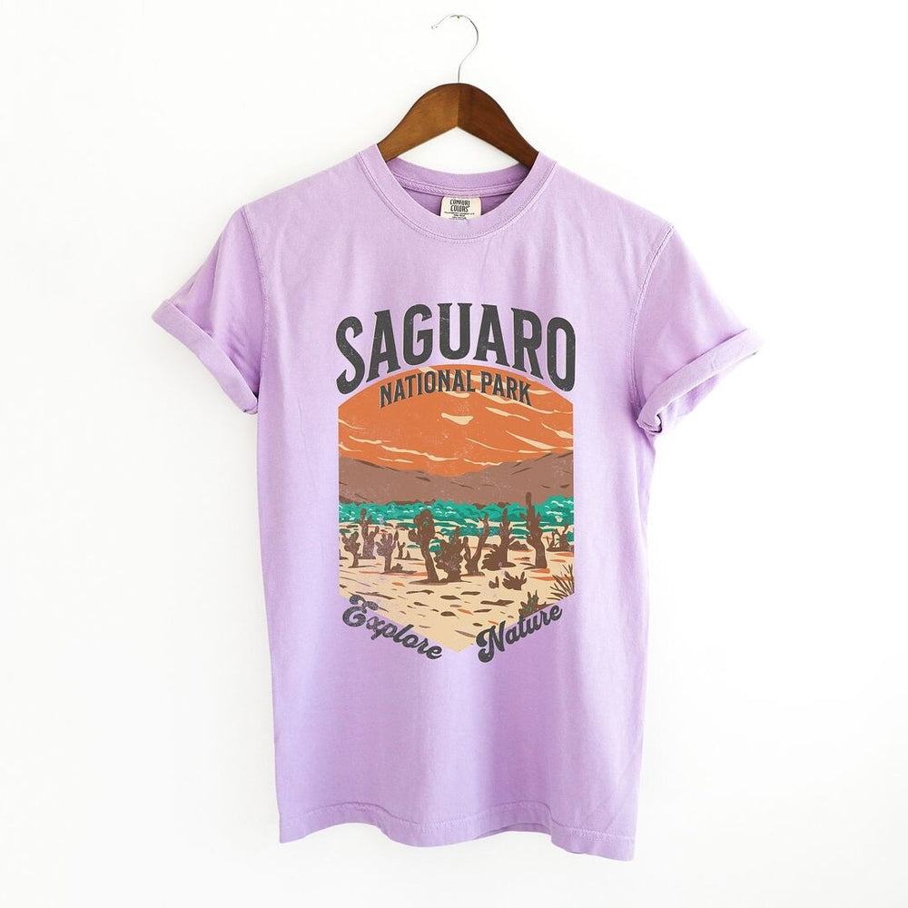 Saguaro National Park Explore More Garment Dyed Tee