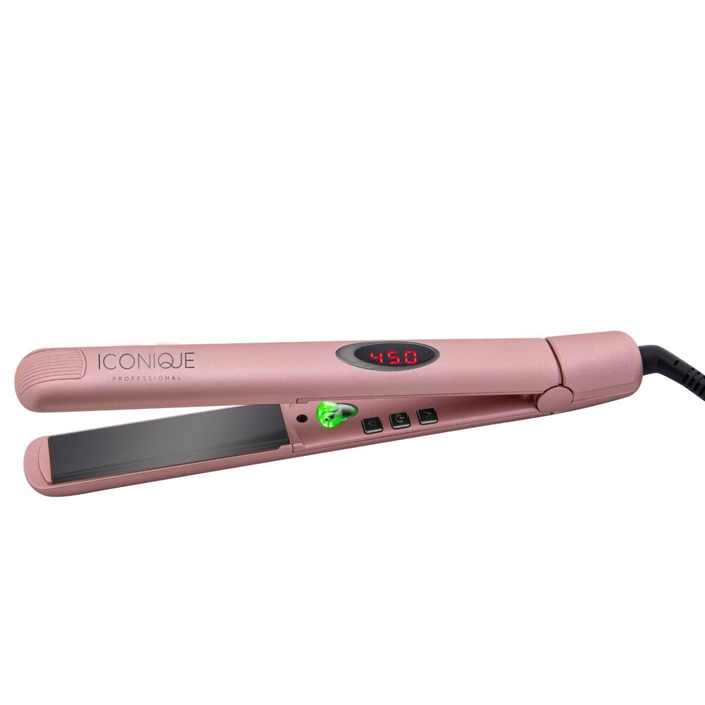 Salon Series 1" Infrared Straightener - Rose Gold