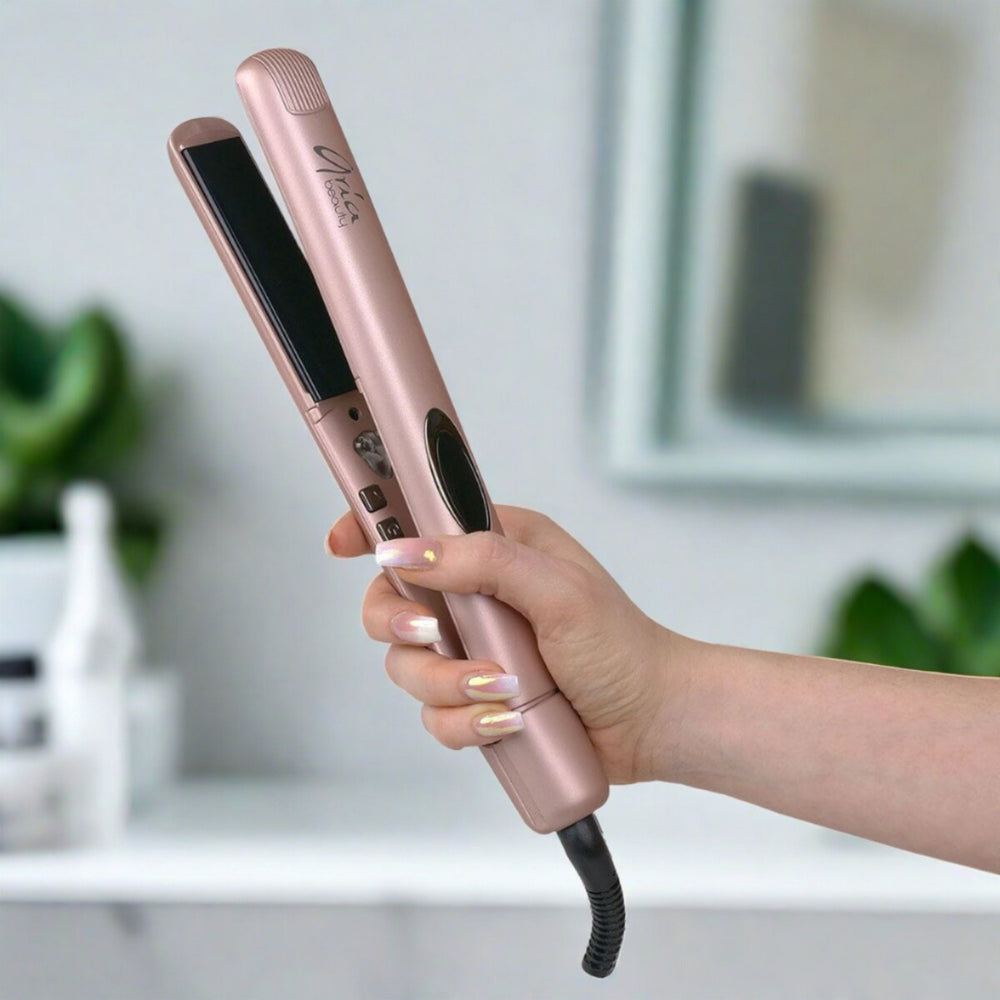 Salon Series 1" Infrared Straightener - Rose Gold