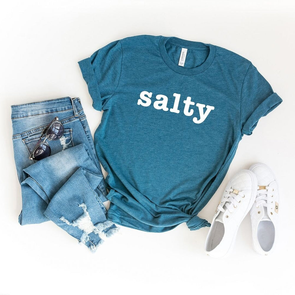 Salty Short Sleeve Crewnneck Tee