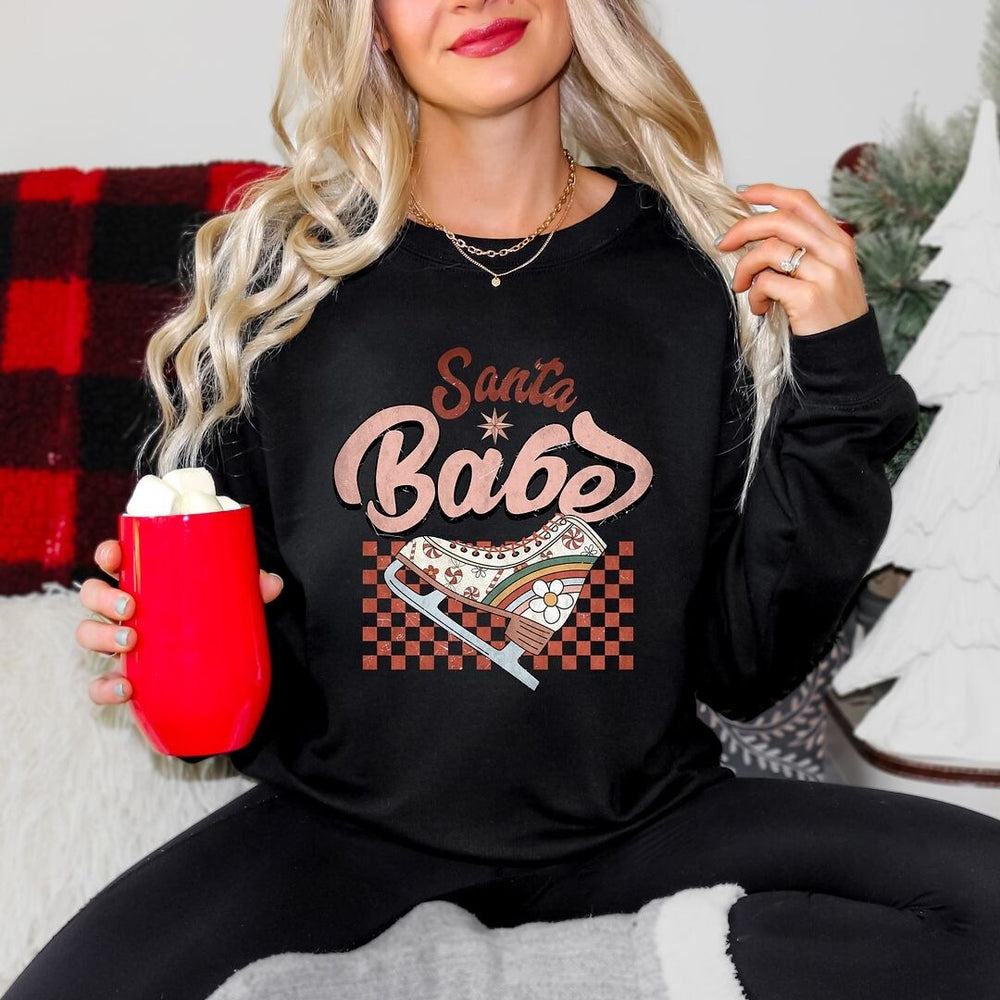 Santa Babe Graphic Sweatshirt