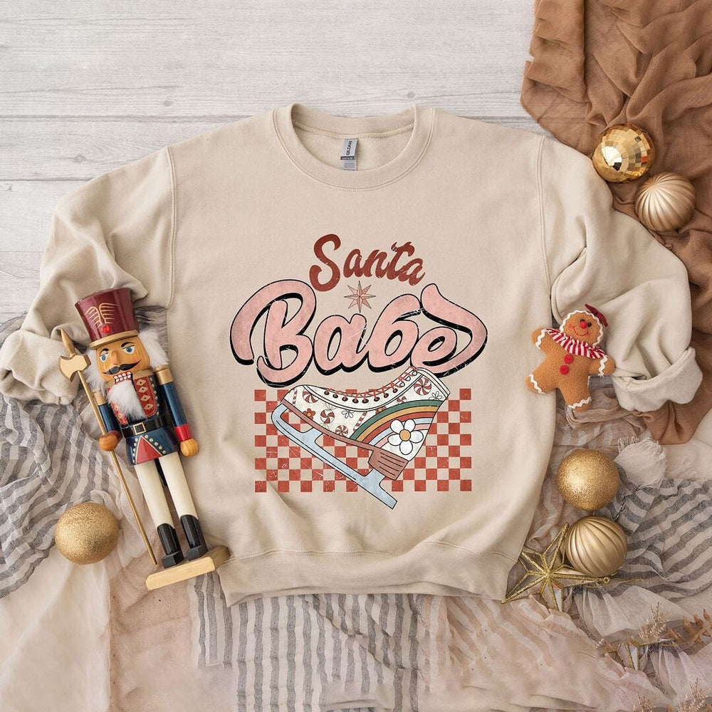 Santa Babe Graphic Sweatshirt