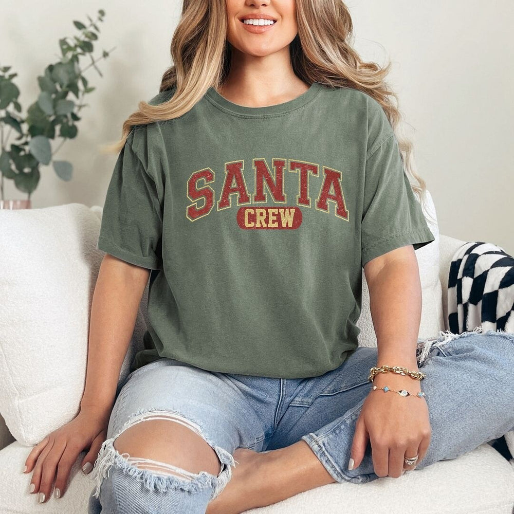 Santa Crew Garment Dyed Tee