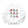 Santa Hat Chart Graphic Sweatshirt