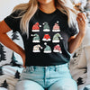 Santa Hat Chart Short Sleeve Crewnneck Tee