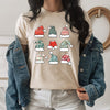 Santa Hat Chart Short Sleeve Crewnneck Tee