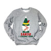 Santa I Gnome Him Graphic Sweatshirt