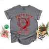 Santa North Pole University Garment Dyed Tee