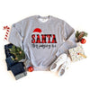 Santa Stop Judging Me Plaid Graphic Sweatshirt