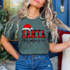 Santa Stop Judging Me Plaid Short Sleeve Tee