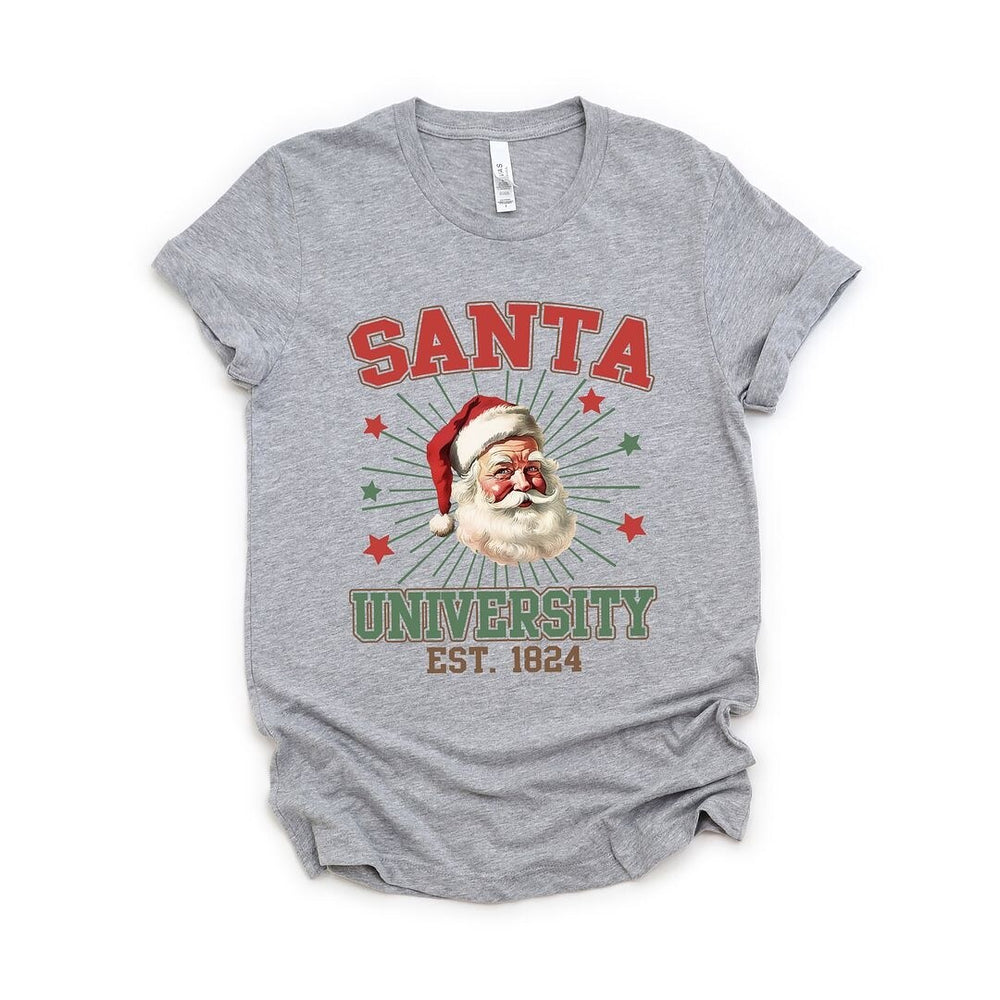 Santa University Stars Short Sleeve Crewnneck Tee