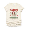 Santa University Stars Short Sleeve Crewnneck Tee