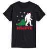 Big & Tall Sasquatch Believe Christmas Tree Tee