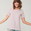 Sea Breeze Slub Tee Strawberry Cream