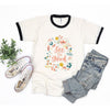 See The Good Floral Ringer Tee