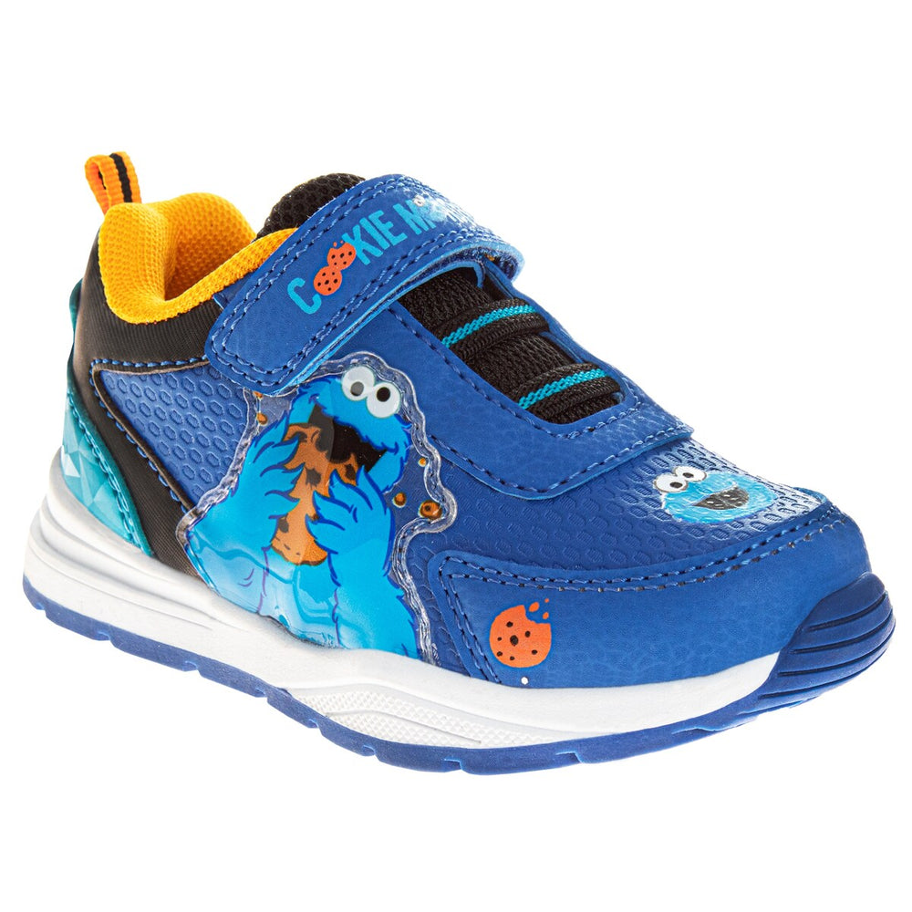 Sesame Street Kids Cookie Monster Hook and Loop Fashion Sneaker (Toddler/Little Kids)