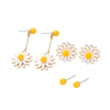 Set Of 3 Daisy Earrings