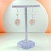 Set of 2pcs Matching Earrings and Single-Strand Necklace with Potato-Shaped and Coin-Shaped Pearls