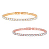 Set of Two Cubic Zirconia Tennis Bracelet