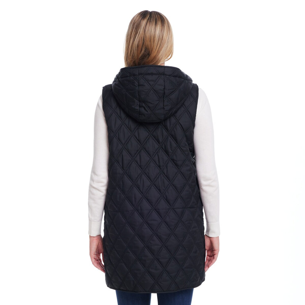 Sherpa Trimmed Longline Vest