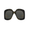 Gucci Shield-Frame Acetate Sunglasses - Black - One Size