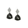 Silvernight Swarovski Crystal Trillium Drop Earrings