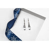 Silvertone Clear Swarovski Crystal Briolette Drop Earrings