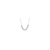 Silvertone Clear Swarovski Crystal Teardrop Necklace