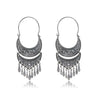 Silvertone Statement Chandelier Earrings