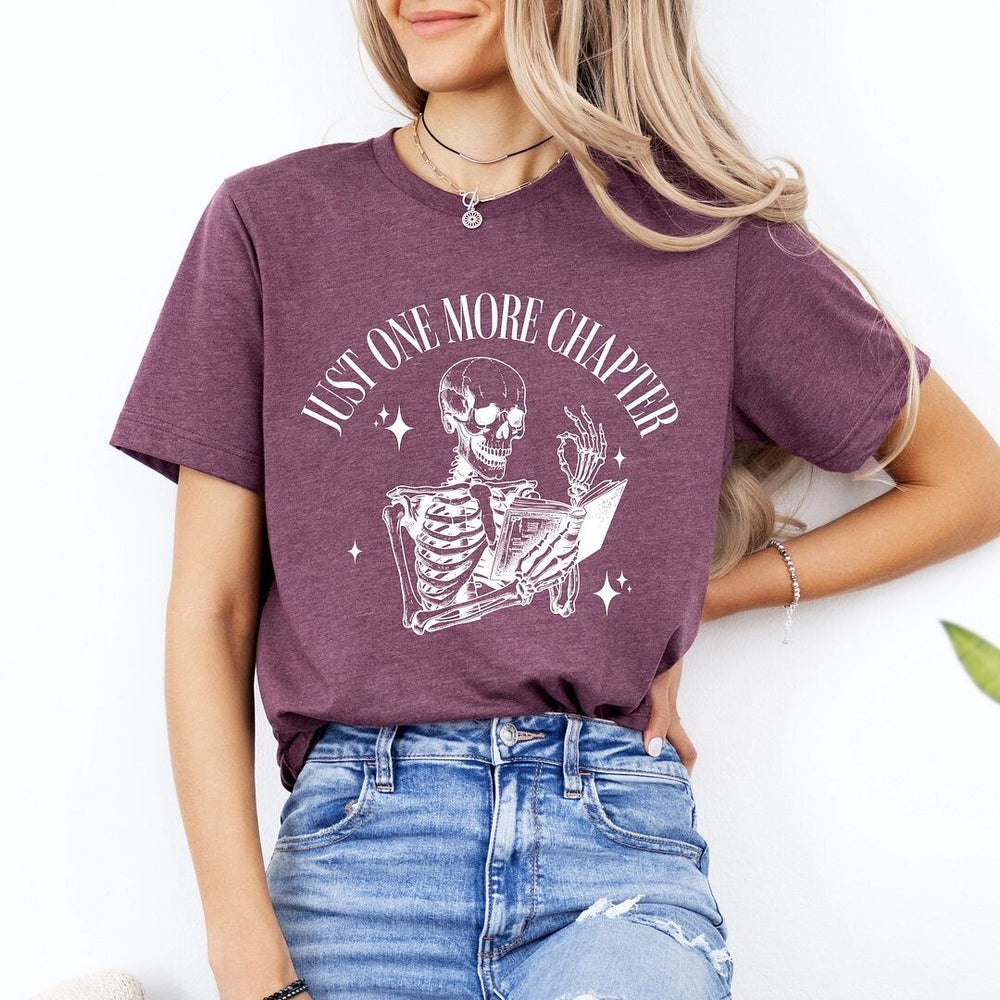 Skeleton Stars One More Chapter Short Sleeve Crewnneck Tee