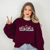 Ski Bum Mountains Graphic Sweatshirt