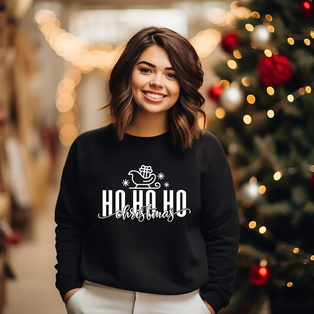 Sleigh Ho Ho Ho Graphic Sweatshirt